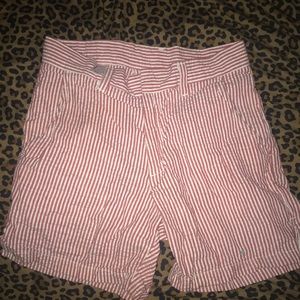 American Apparel High Waisted Candy Striper Shorts